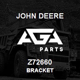 Z72660 John Deere BRACKET | AGA Parts