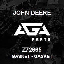 Z72665 John Deere Gasket - GASKET | AGA Parts
