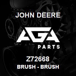 Z72668 John Deere Brush - BRUSH | AGA Parts