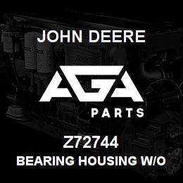 Z72744 John Deere Bearing Housing W/O Bearing - BEARING HOUSING W/O BEARING | AGA Parts