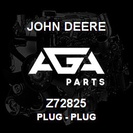 Z72825 John Deere Plug - PLUG | AGA Parts