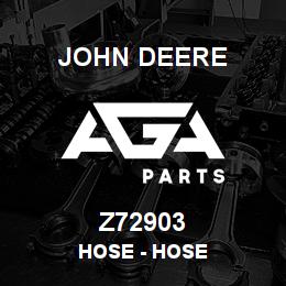 Z72903 John Deere Hose - HOSE | AGA Parts