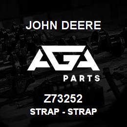 Z73252 John Deere Strap - STRAP | AGA Parts