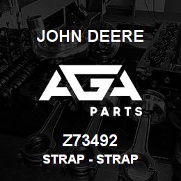 Z73492 John Deere Strap - STRAP | AGA Parts