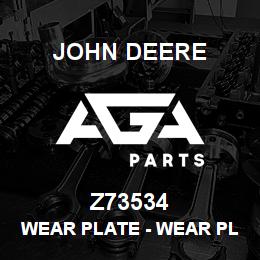 Z73534 John Deere Wear Plate - WEAR PLATE | AGA Parts