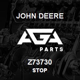 Z73730 John Deere STOP | AGA Parts