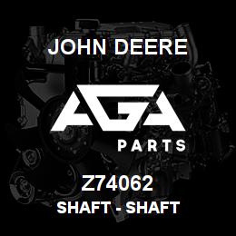 Z74062 John Deere Shaft - SHAFT | AGA Parts