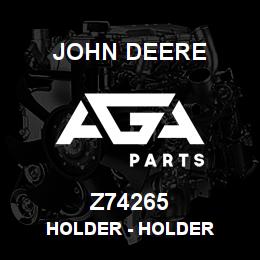 Z74265 John Deere Holder - HOLDER | AGA Parts