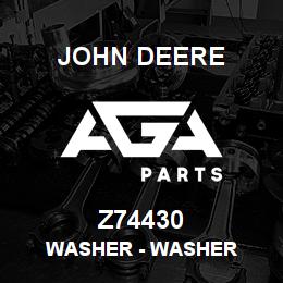 Z74430 John Deere Washer - WASHER | AGA Parts
