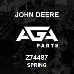 Z74487 John Deere SPRING | AGA Parts