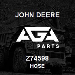 Z74598 John Deere HOSE | AGA Parts