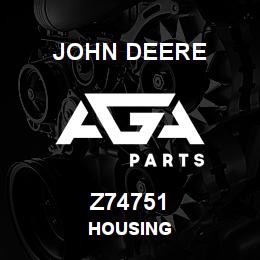 Z74751 John Deere HOUSING | AGA Parts