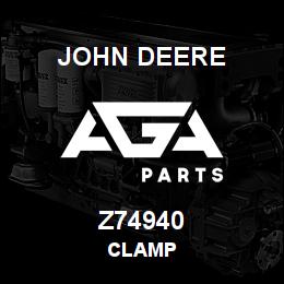 Z74940 John Deere CLAMP | AGA Parts