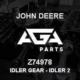 Z74978 John Deere Idler Gear - IDLER 22T | AGA Parts