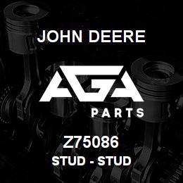 Z75086 John Deere Stud - STUD | AGA Parts