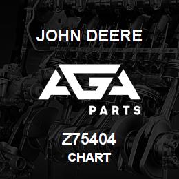 Z75404 John Deere CHART | AGA Parts