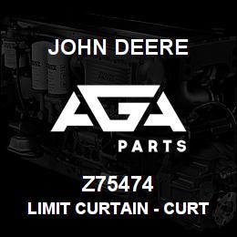 Z75474 John Deere Limit Curtain - CURTAIN CHAFF PAN | AGA Parts