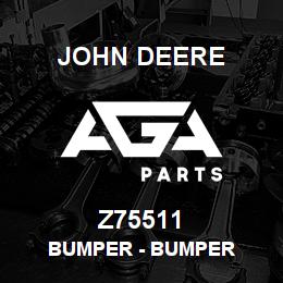 Z75511 John Deere Bumper - BUMPER | AGA Parts