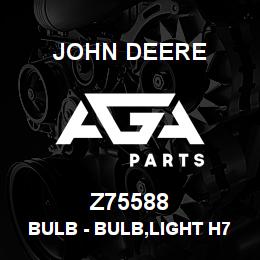 Z75588 John Deere Bulb - BULB,LIGHT H7 12V, 55W, HALOGEN | AGA Parts