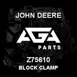 Z75610 John Deere BLOCK CLAMP | AGA Parts