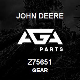 Z75651 John Deere GEAR | AGA Parts