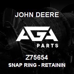 Z75654 John Deere Snap Ring - RETAINING RING | AGA Parts