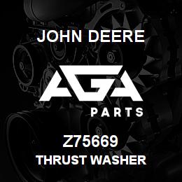 Z75669 John Deere THRUST WASHER | AGA Parts