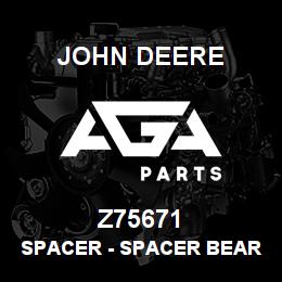Z75671 John Deere Spacer - SPACER BEARING | AGA Parts