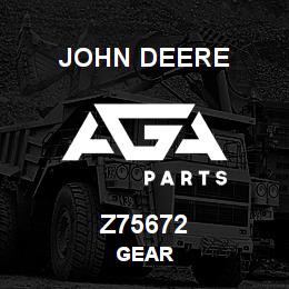 Z75672 John Deere GEAR | AGA Parts