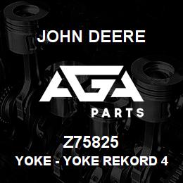 Z75825 John Deere Yoke - YOKE REKORD 43088 | AGA Parts