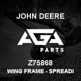 Z75868 John Deere Wing Frame - SPREADING WING LH REKORD 33960 | AGA Parts