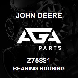 Z75881 John Deere BEARING HOUSING | AGA Parts