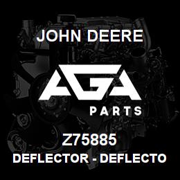 Z75885 John Deere Deflector - DEFLECTOR REKORD 33812 | AGA Parts
