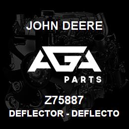 Z75887 John Deere Deflector - DEFLECTOR REKORD 33816 | AGA Parts