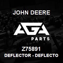 Z75891 John Deere Deflector - DEFLECTOR REKORD 33815 | AGA Parts
