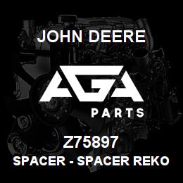 Z75897 John Deere Spacer - SPACER REKORD 46583 | AGA Parts