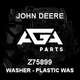 Z75899 John Deere Washer - PLASTIC WASHER REKORD 09709 | AGA Parts