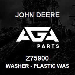 Z75900 John Deere Washer - PLASTIC WASHER REKORD 09710 | AGA Parts