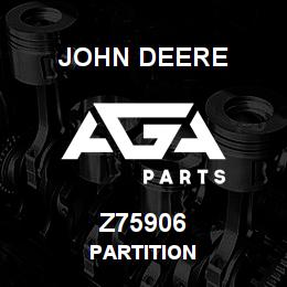 Z75906 John Deere PARTITION | AGA Parts