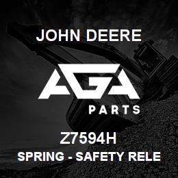 Z7594H John Deere Spring - SAFETY RELEASE SPRING | AGA Parts