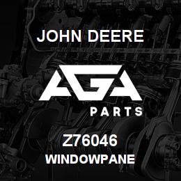 Z76046 John Deere WINDOWPANE | AGA Parts