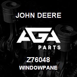 Z76048 John Deere WINDOWPANE | AGA Parts