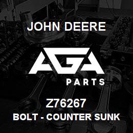 Z76267 John Deere Bolt - COUNTER SUNK SOCKET BOLT | AGA Parts