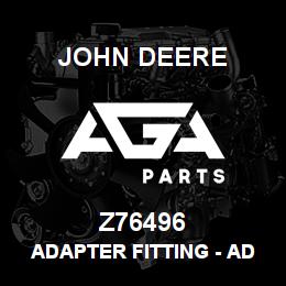Z76496 John Deere Adapter Fitting - ADAPTER REKORD 02973 | AGA Parts