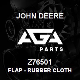 Z76501 John Deere Flap - RUBBER CLOTH REKORD 22924 | AGA Parts