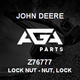 Z76777 John Deere Lock Nut - NUT, LOCK RIGHT-HAND THREAD | AGA Parts
