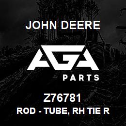 Z76781 John Deere Rod - TUBE, RH TIE ROD, ADJUSTABLE AXLE | AGA Parts
