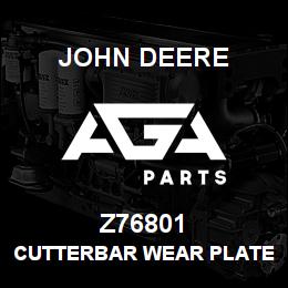 Z76801 John Deere Cutterbar Wear Plate - CUTTERBAR WEAR PLATE | AGA Parts