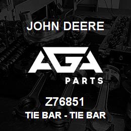 Z76851 John Deere Tie Bar - TIE BAR | AGA Parts