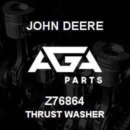 Z76864 John Deere THRUST WASHER | AGA Parts